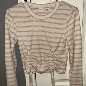 cropped long sleeve tee